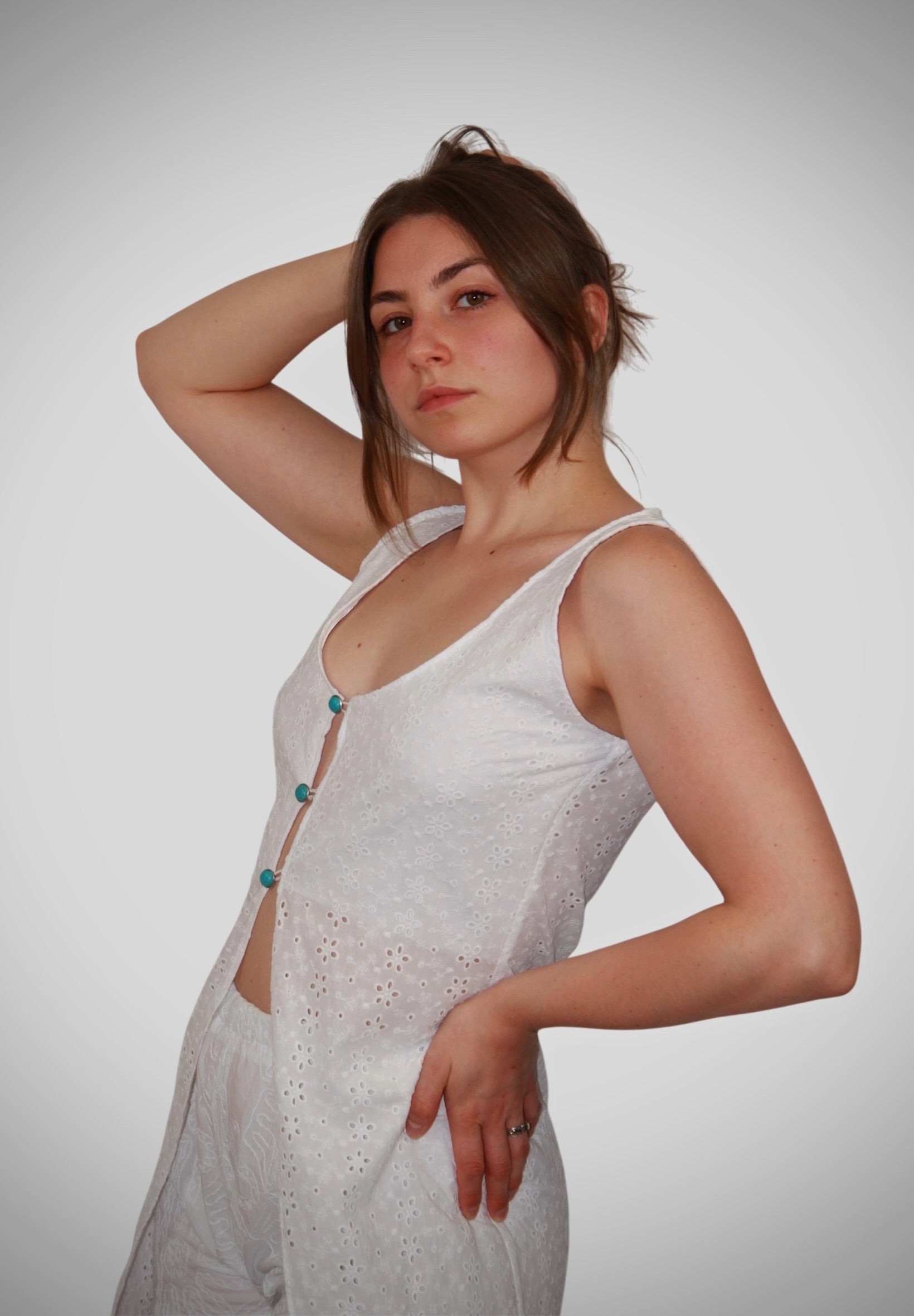 Messa Bloom Maxi Gilet Boutonné